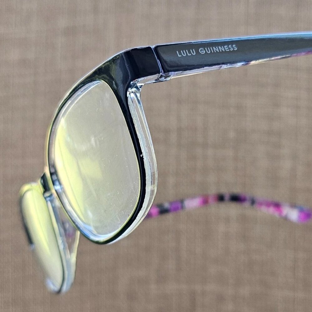 Lulu Guinness Women Glasses Frame Black Tone Eyeglasses Frame only